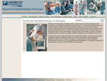 Tablet Screenshot of aaga.americananesthesiology.com